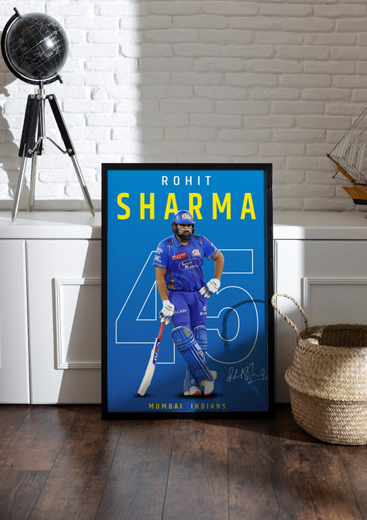 Rohit Sharma | Cricket Frame & Poster