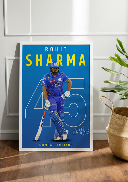 Rohit Sharma | Cricket Frame & Poster
