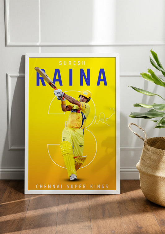 Suresh Raina | Cricket Frame & Poster