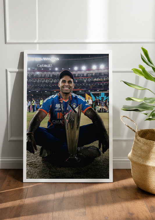 Suryakumar Yadav | ICC T20 2026 | Cricket Frame & Poster