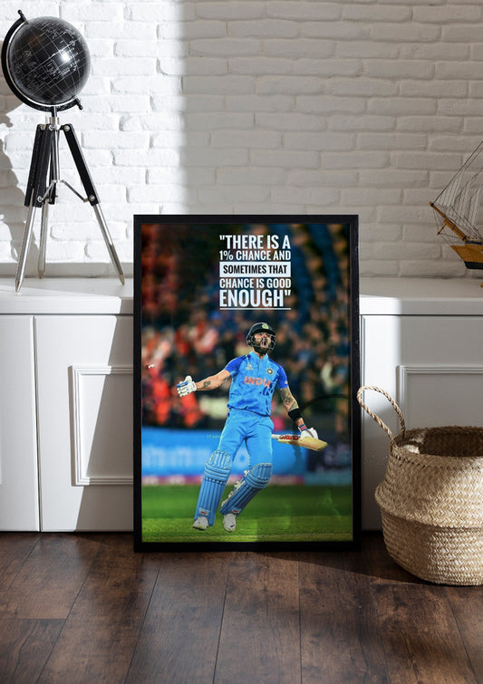 Virat Kohli | Cricket Frame & Poster