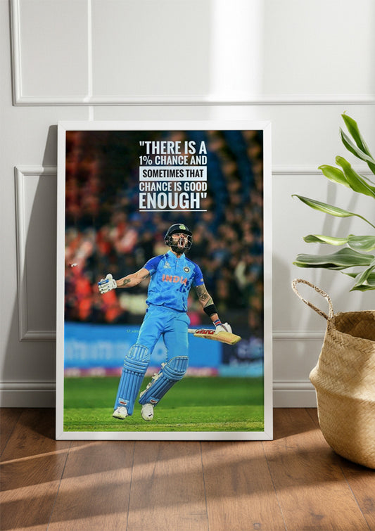 Virat Kohli | Cricket Frame & Poster