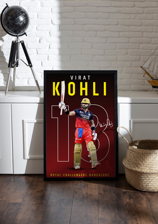 Virat Kohli | Cricket Frame & Poster