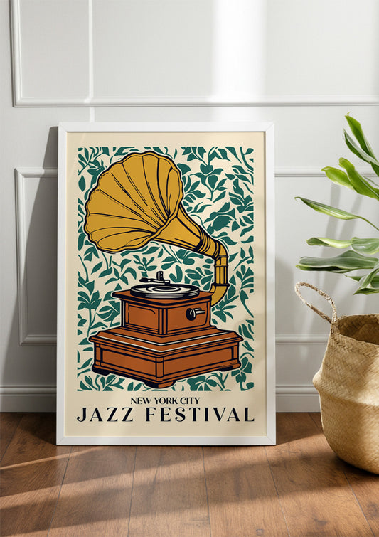 NEW YORK CITY JAZZ FESTIVAL | Abstract & Boho Frames & Posters