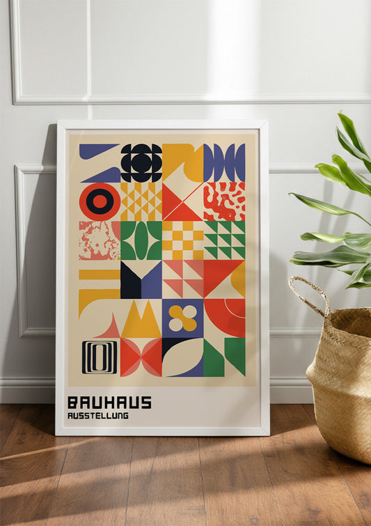 BAUHAUS AUSSTELLUNG | Abstract & Boho Frames & Posters