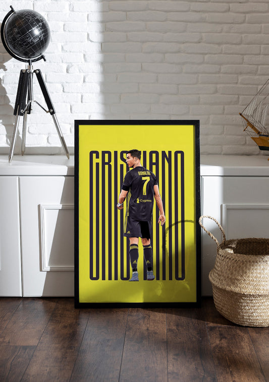 Cristiano Ronaldo | Football Frame & Poster