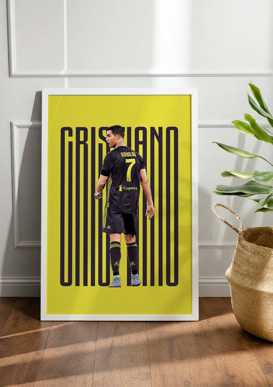 Cristiano Ronaldo | Football Frame & Poster
