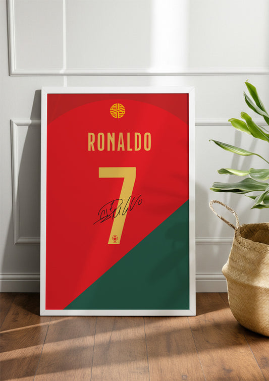 Cristiano Ronaldo | Football Frame & Poster