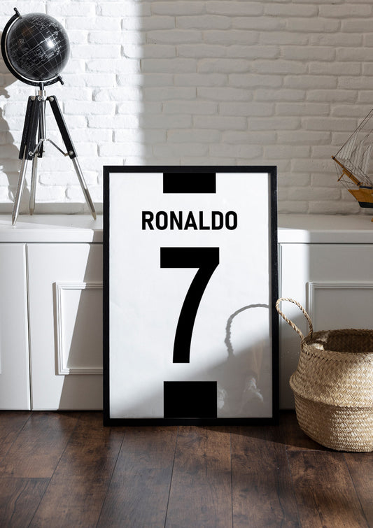 Cristiano Ronaldo | Football Frame & Poster