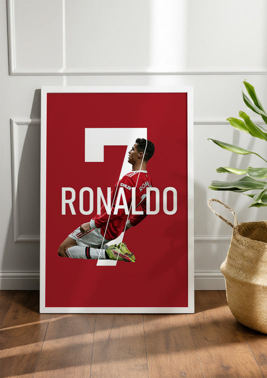 Cristiano Ronaldo | Football Frame & Poster