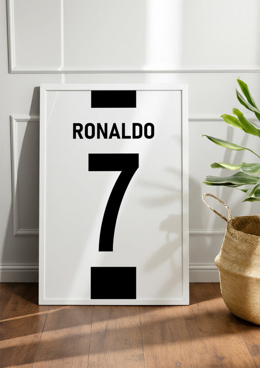 Cristiano Ronaldo | Football Frame & Poster