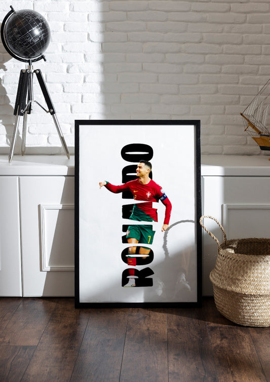 Cristiano Ronaldo | Football Frame & Poster