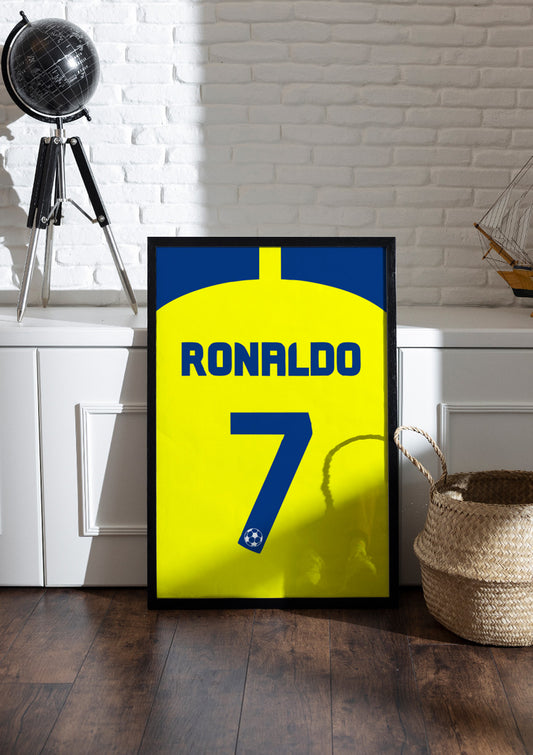 Cristiano Ronaldo | Football Frame & Poster