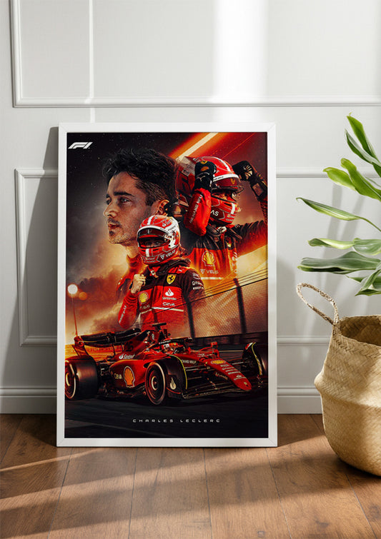 Charles Leclerc Formula 1 | F1 Frame & Poster