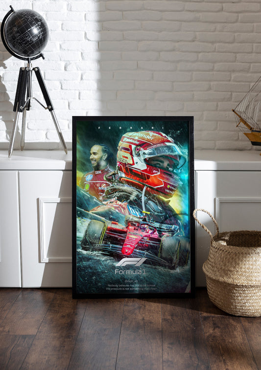 Charles Leclerc Formula 1 | F1 Frame & Poster