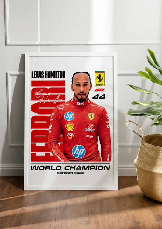 Lewis Hamilton Formula 1 | F1 Frame & Poster