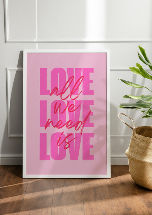 LOVE | Girls Frame & Poster