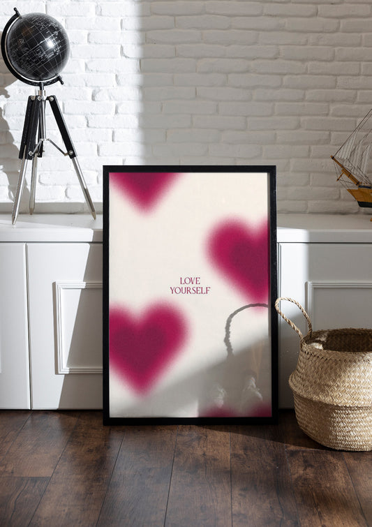 LOVE YOURSELF| Girls Frame & Poster