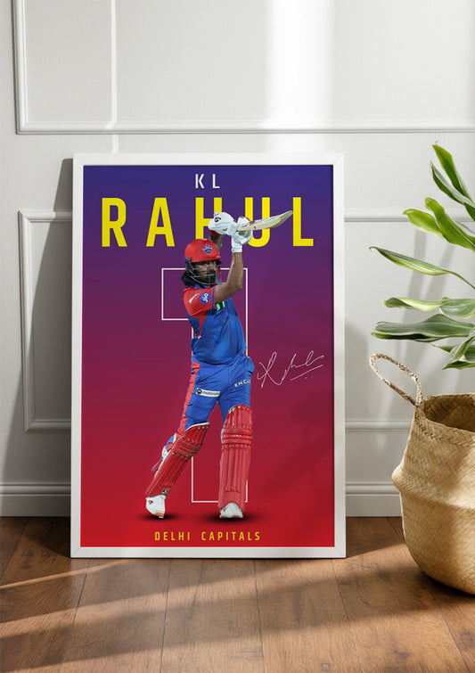 KL Rahul | Cricket Frame & Poster