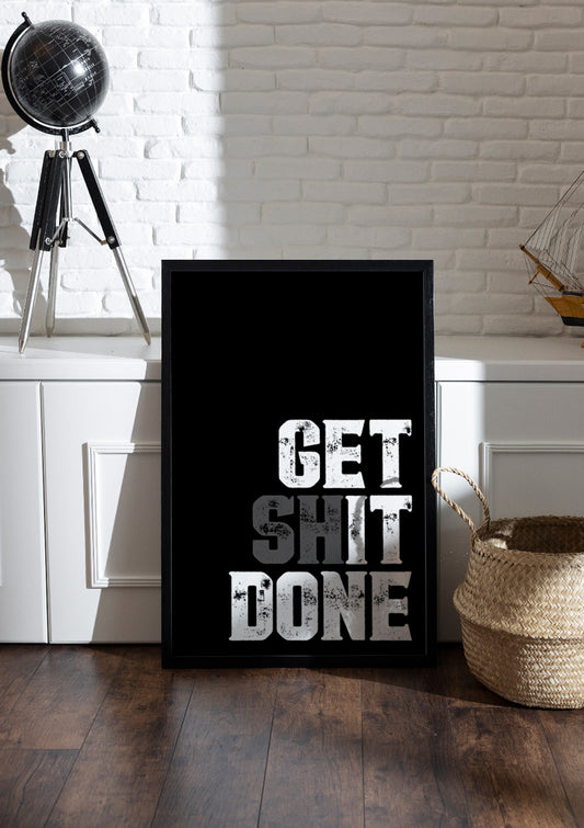 GET IT DONE| Motivational Frame & Poster