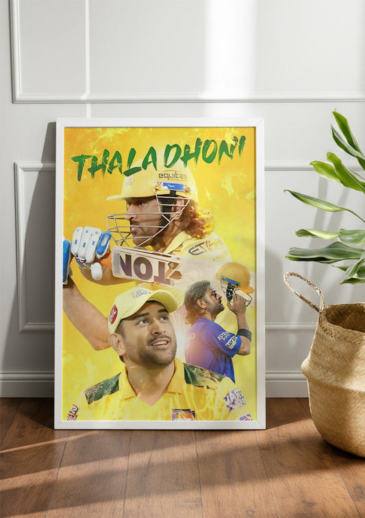 MS Dhoni | Cricket Frame & Poster