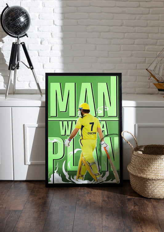 MS Dhoni | Cricket Frame & Poster