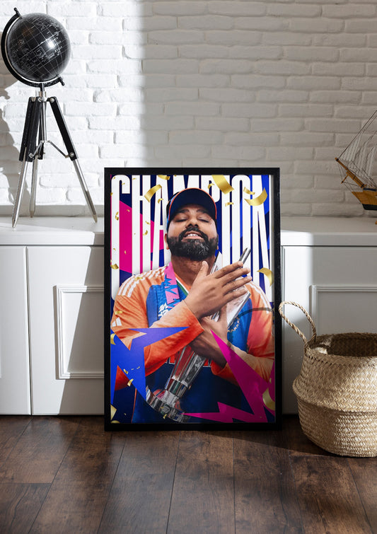 Rohit Sharma | Cricket Frame & Poster