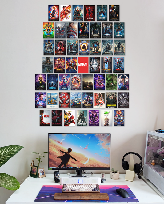 50 Avengers Poster Set (4×6) | Marvel Superhero Posters
