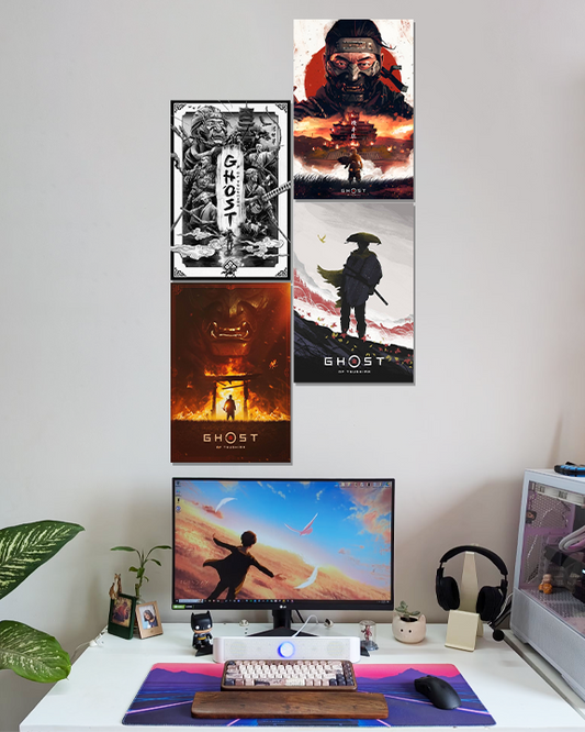 Ghost of Tsushima Collage kit (A3) | Ghost of Tsushima Game Posters