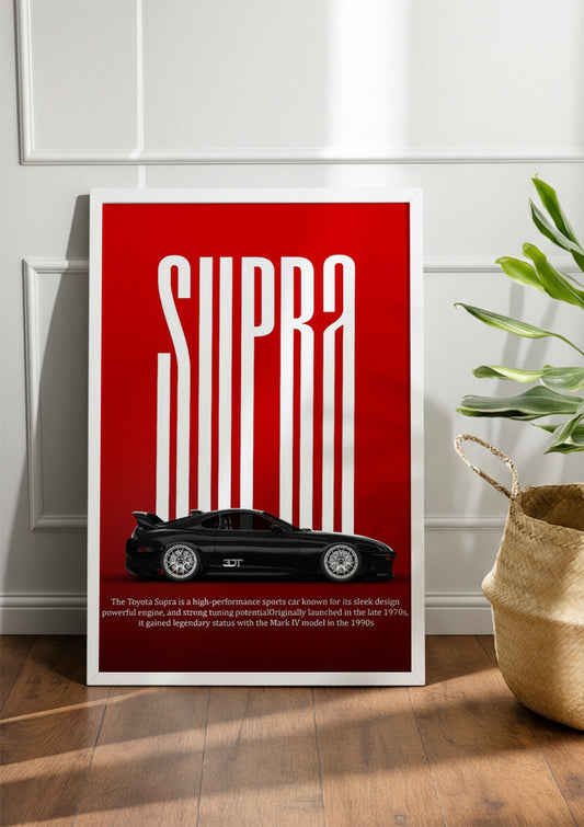 Toyota Supra | Car Frame & Poster