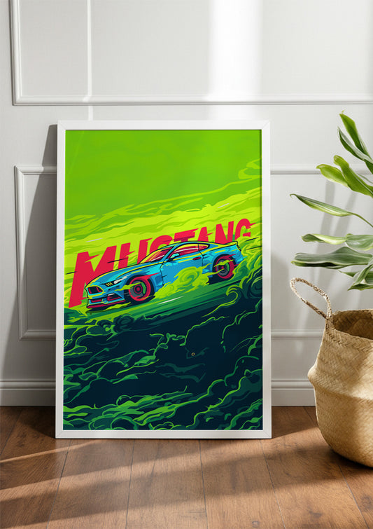 Ford Mustang | Car Frame & Poster