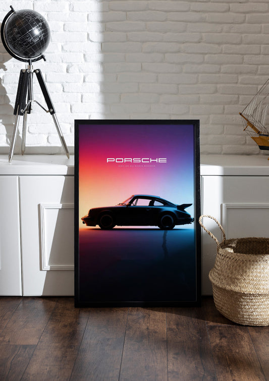 Classic Porsche 911 | Car Frame & Poster