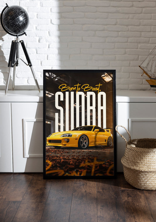 Toyota Supra | Car Frame & Poster