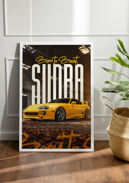 Toyota Supra | Car Frame & Poster