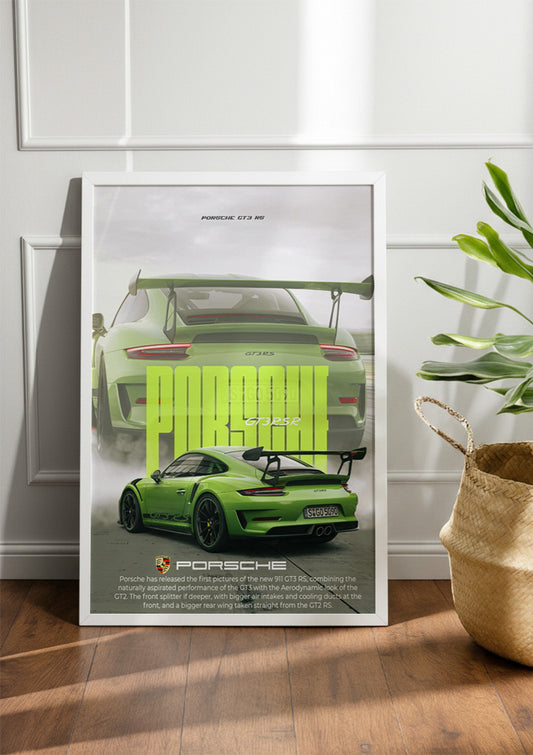 Porsche 911 GT3 RS | Car Frame & Poster