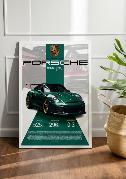 Porsche 911 | Car Frame & Poster