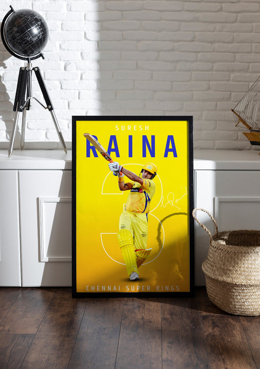 Suresh Raina | Cricket Frame & Poster
