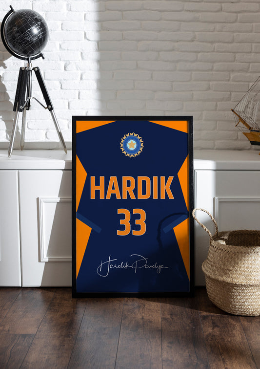 Hardik Pandya | Cricket Frame & Poster