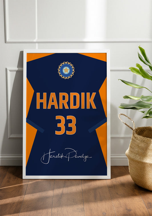 Hardik Pandya | Cricket Frame & Poster