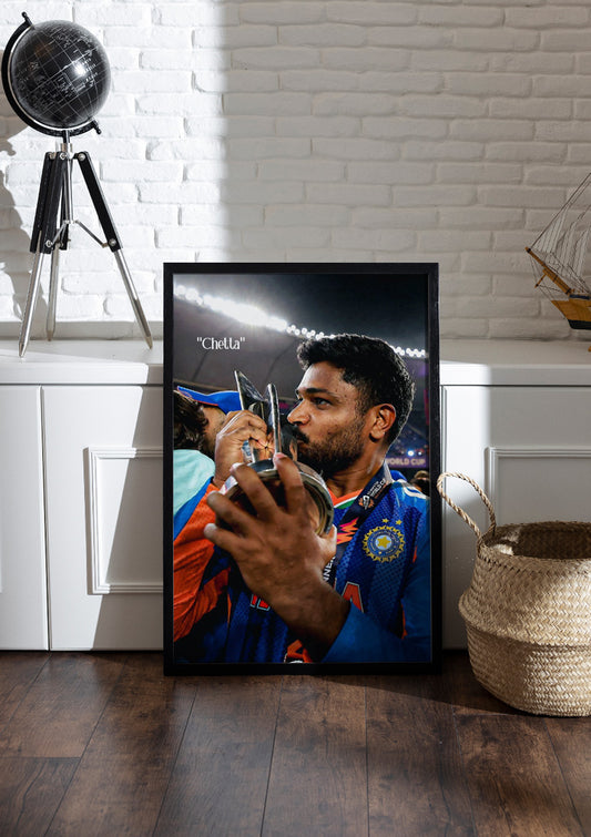 Sanju Samson | ICC T20 2026 | Cricket Frame & Poster