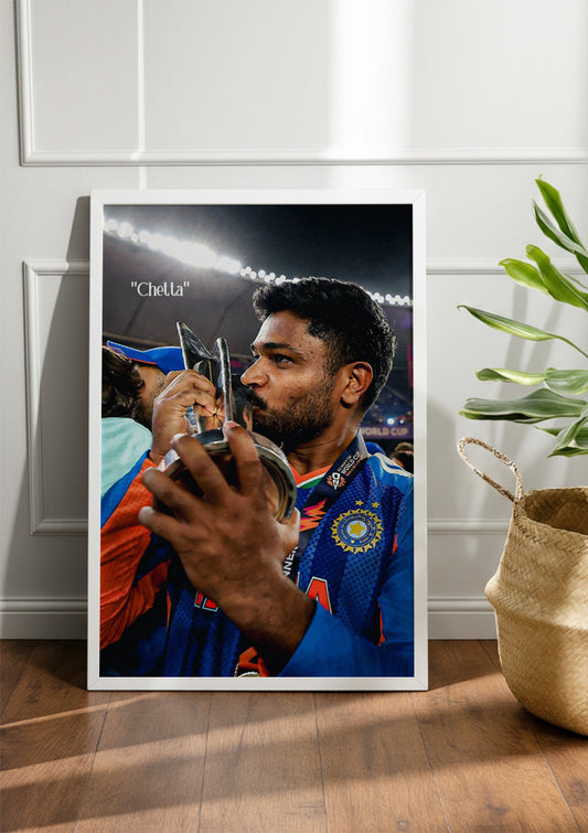 Sanju Samson | ICC T20 2026 | Cricket Frame & Poster