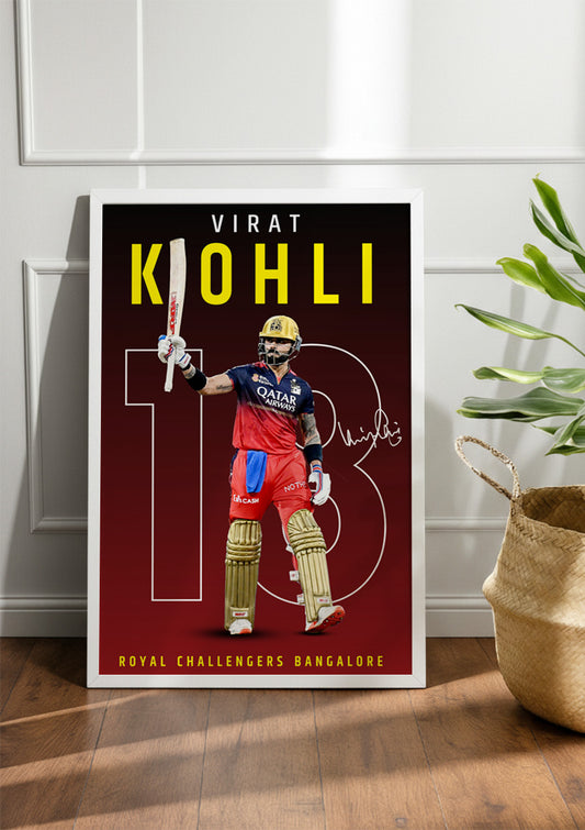 Virat Kohli | Cricket Frame & Poster