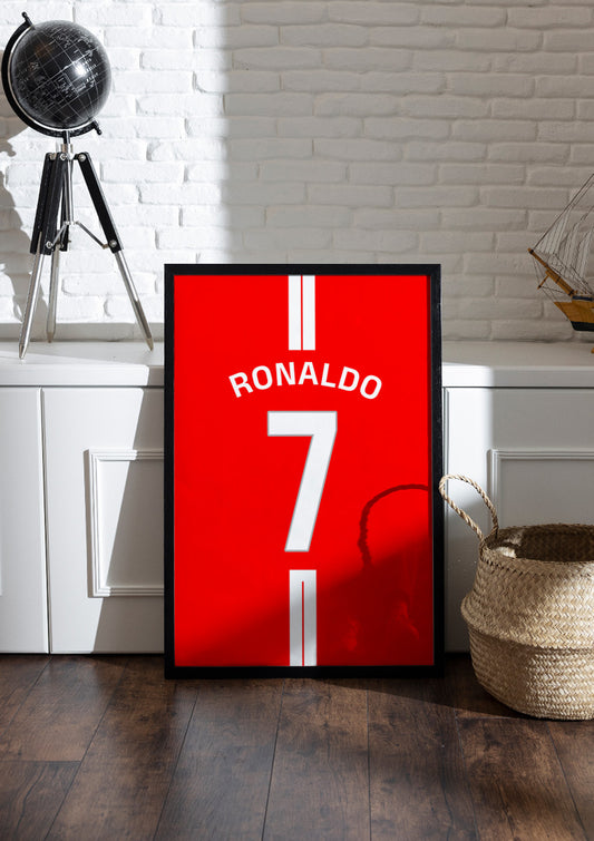 Cristiano Ronaldo | Football Frame & Poster