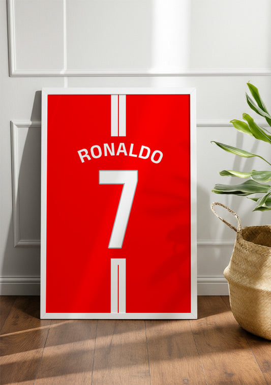 Cristiano Ronaldo | Football Frame & Poster