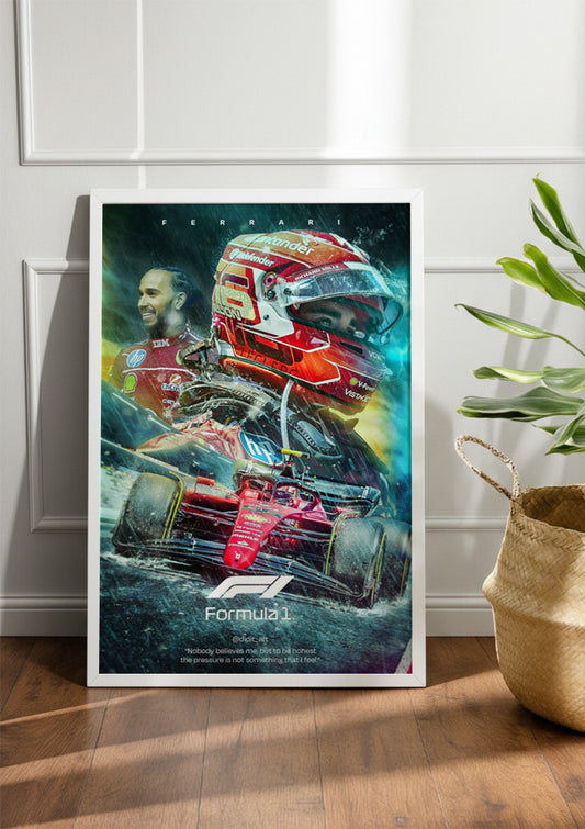 Charles Leclerc Formula 1 | F1 Frame & Poster