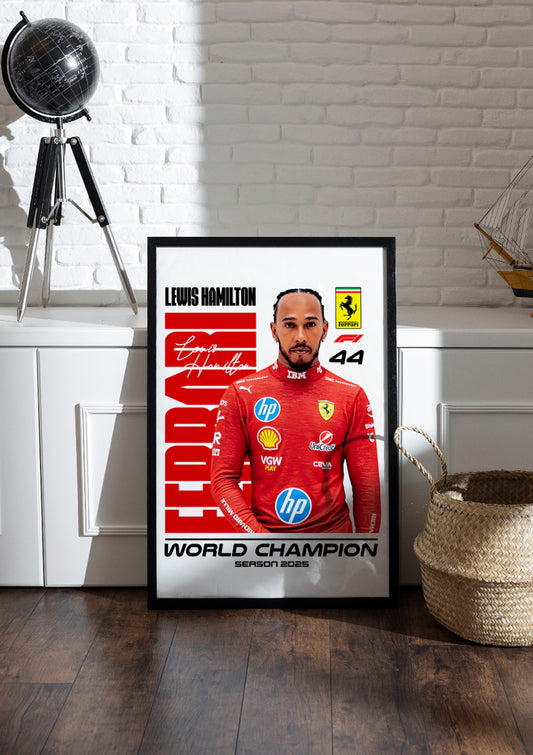 Lewis Hamilton Formula 1 | F1 Frame & Poster