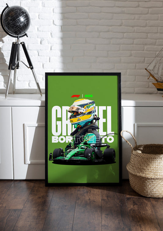 Gabriel Bortoleto Formula 1  | F1 Frame & Poster