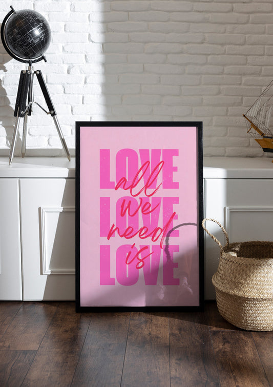 LOVE | Girls Frame & Poster