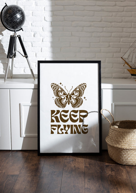 KEEP FLYING | Girls Frame & Poster