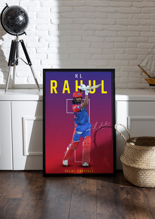 KL Rahul | Cricket Frame & Poster